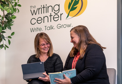 Writing Center Leaders Collaborating