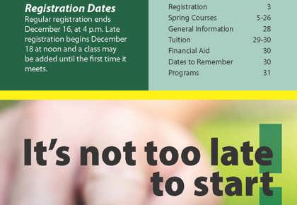 Montcalm Community College Spring 2021 Credit Course Schedule