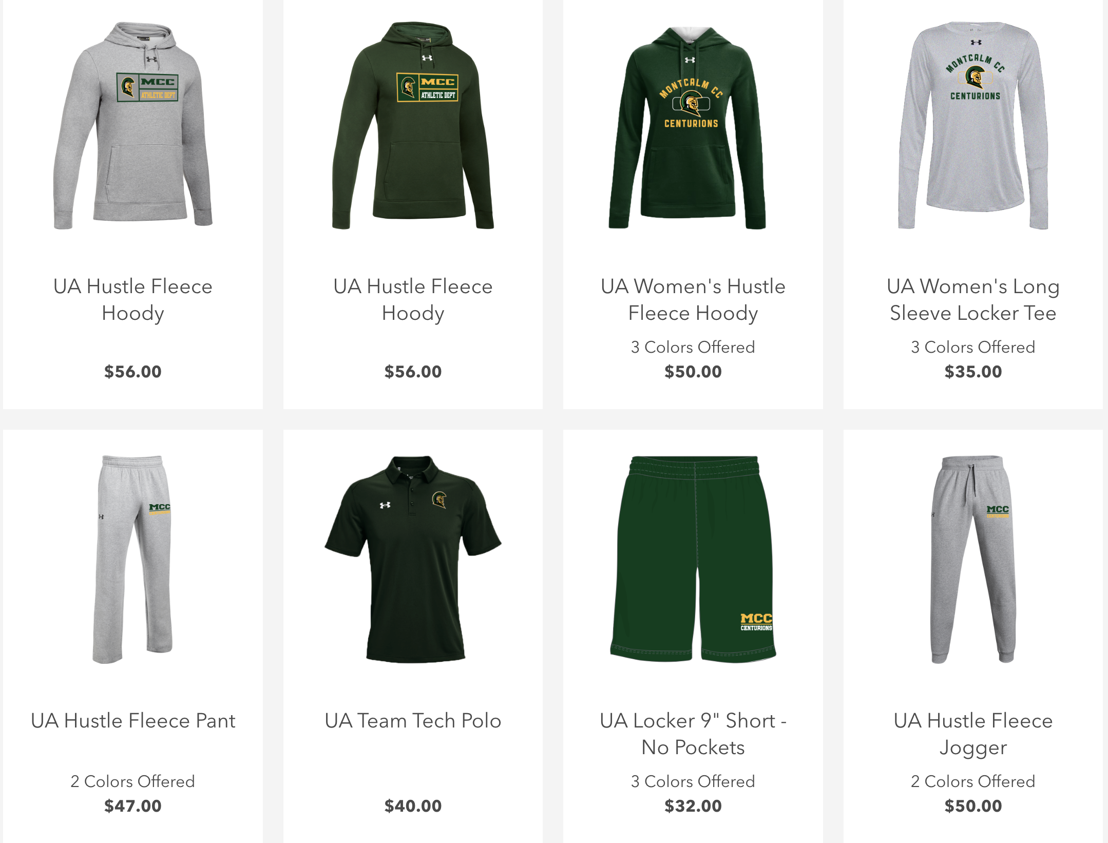 Centurion Athletics Montcalm Community College