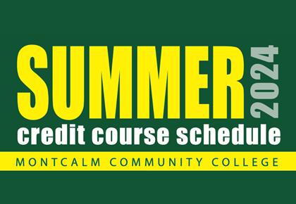 Summer 2024 credit course schedule graphic