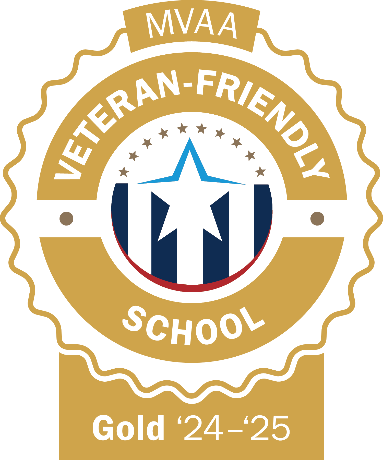 MVAA Veteran-Friendly School Gold '24-'25